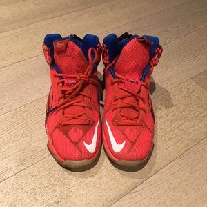 nike lebron james red